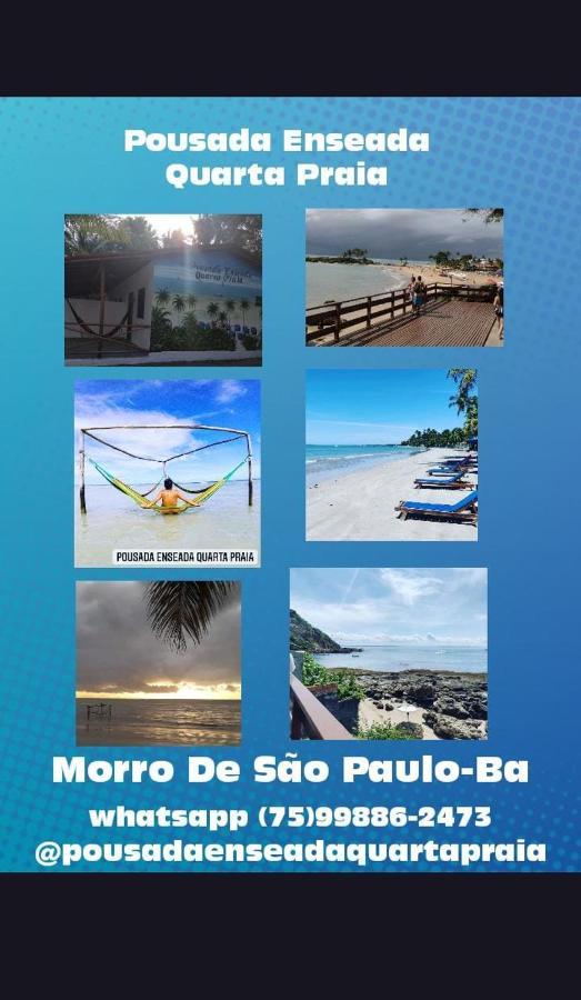 Pousada Enseada Quarta Praia Morro de Sao Paulo Bagian luar foto
